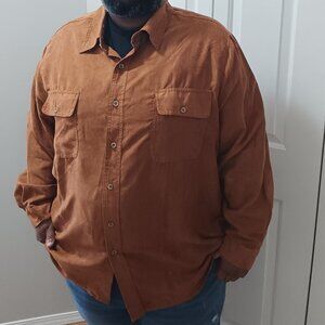 Mens 3XL BIG Boulder Creek Suede Top
